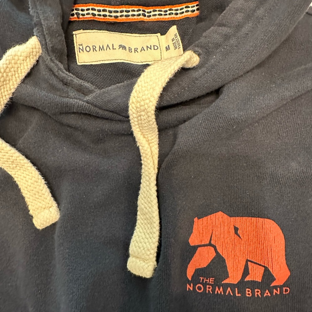 The Normal Brand Two-Toned Bear Hoodie - M